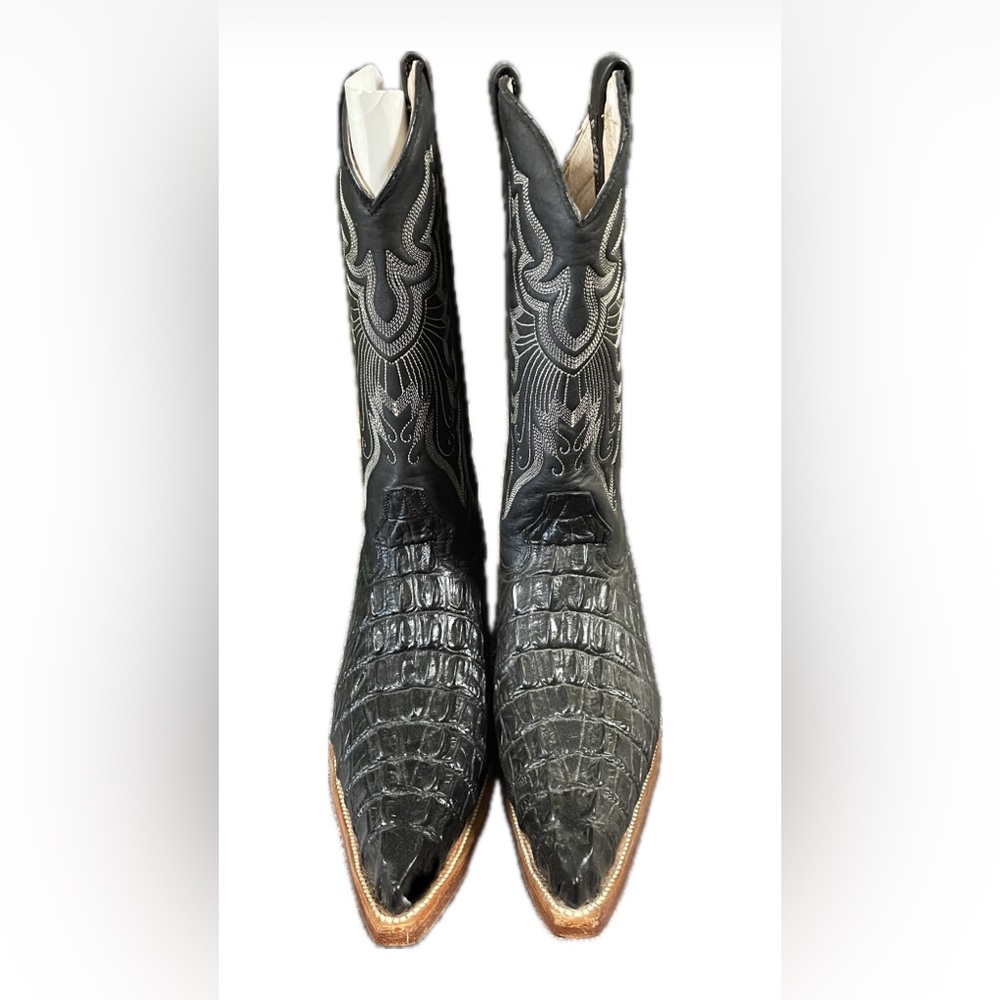 Oliverio Trotamundos black Men's crocodile boot